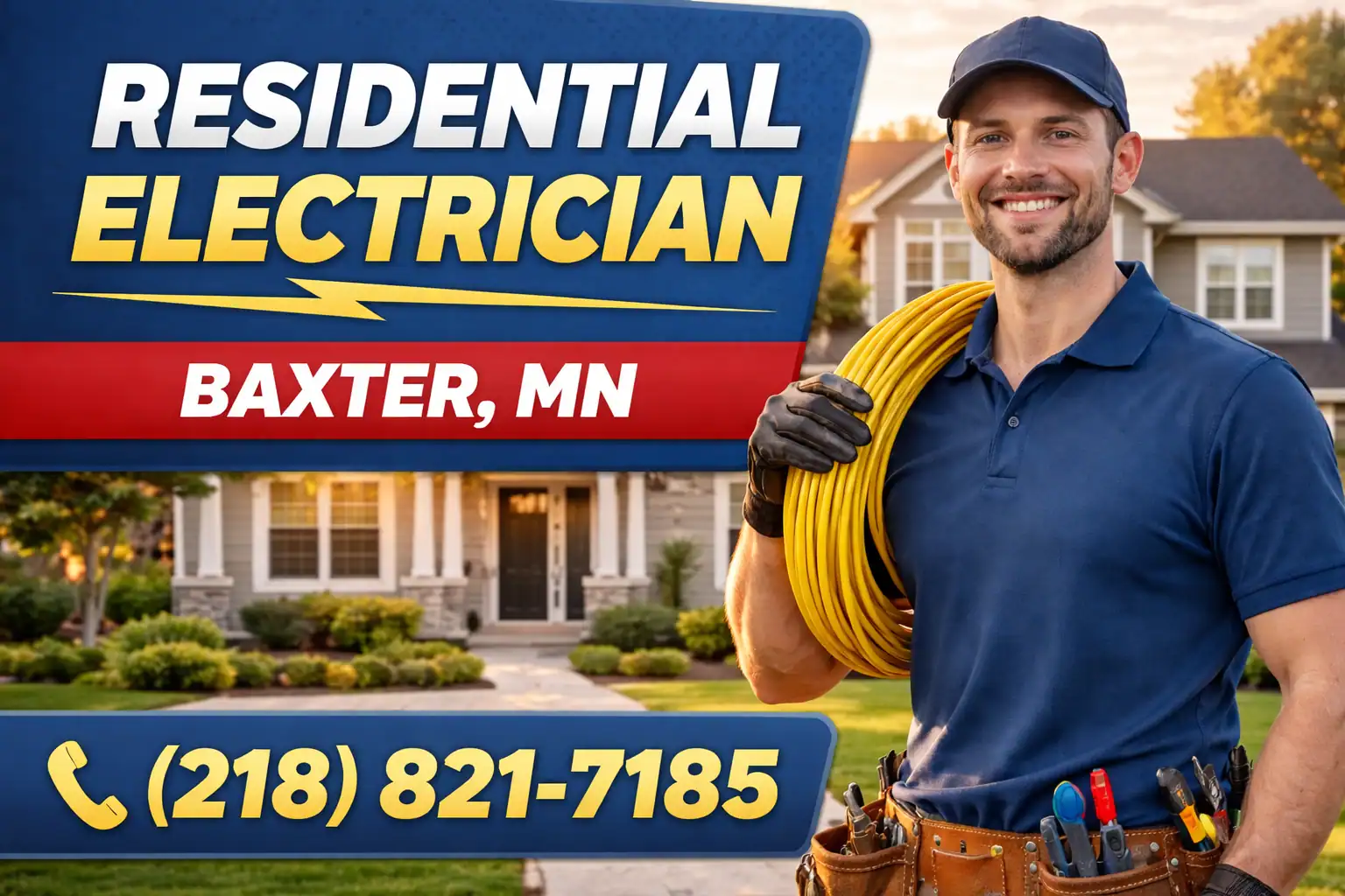 Stuck with Electrical Issues in Your Baxter Home? Your Local Residential Electrician Comes Right to You