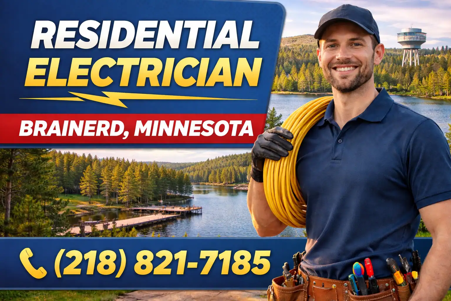 Need a Reliable Residential Electrician in Brainerd? We Come Right to Your Home