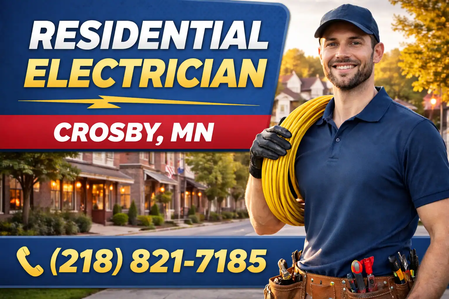 Get Reliable Residential Electrician Service Right at Your Crosby Home