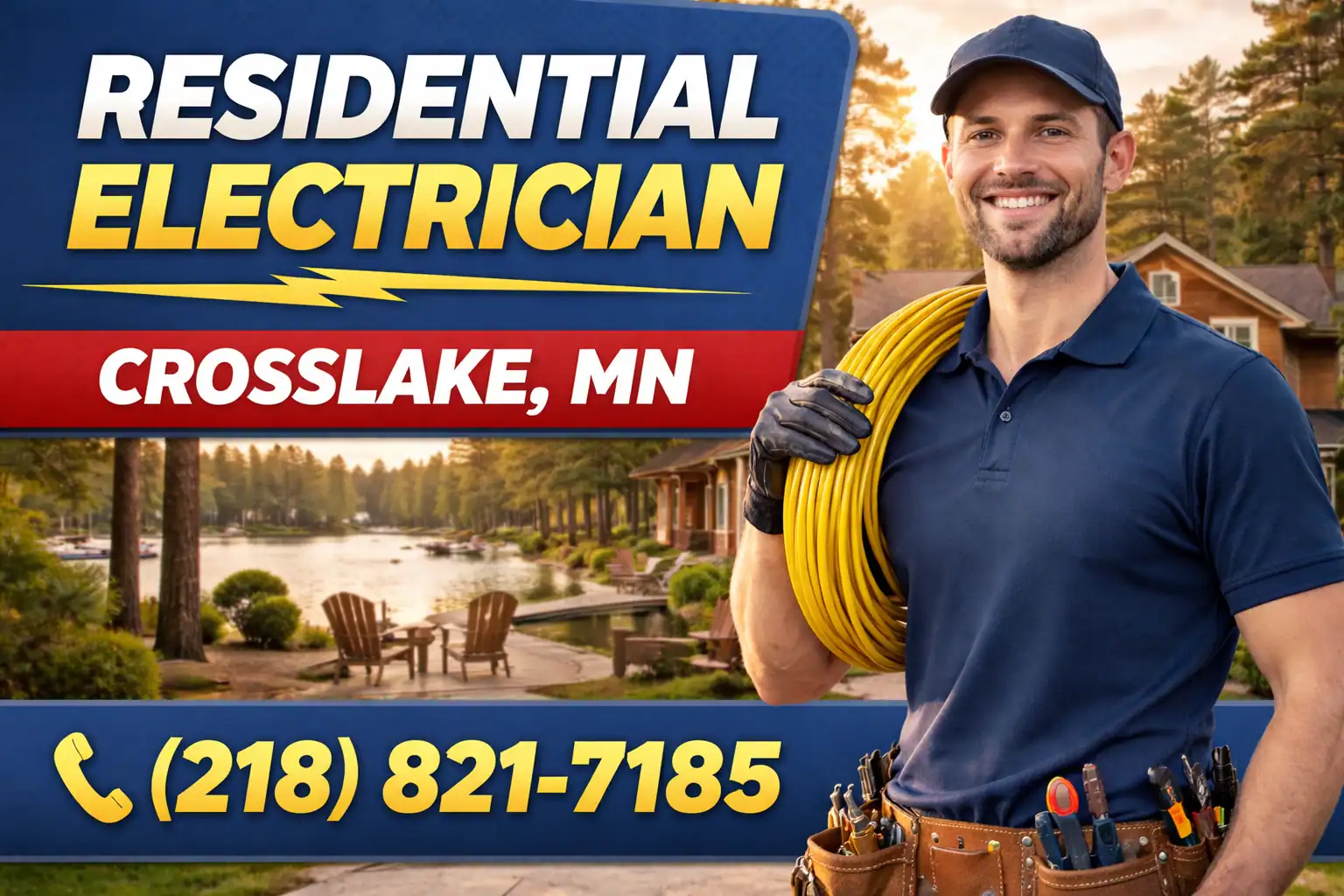 Reliable Residential Electrician in Crosslake: We Come Straight to Your Home