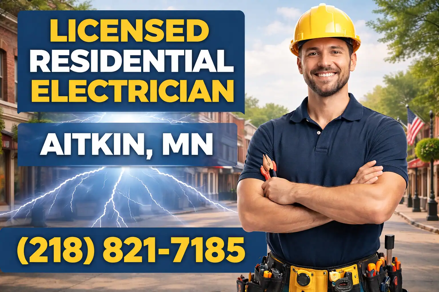 Aitkin's Licensed Residential Electrician—Here When You Need Us, 24/7