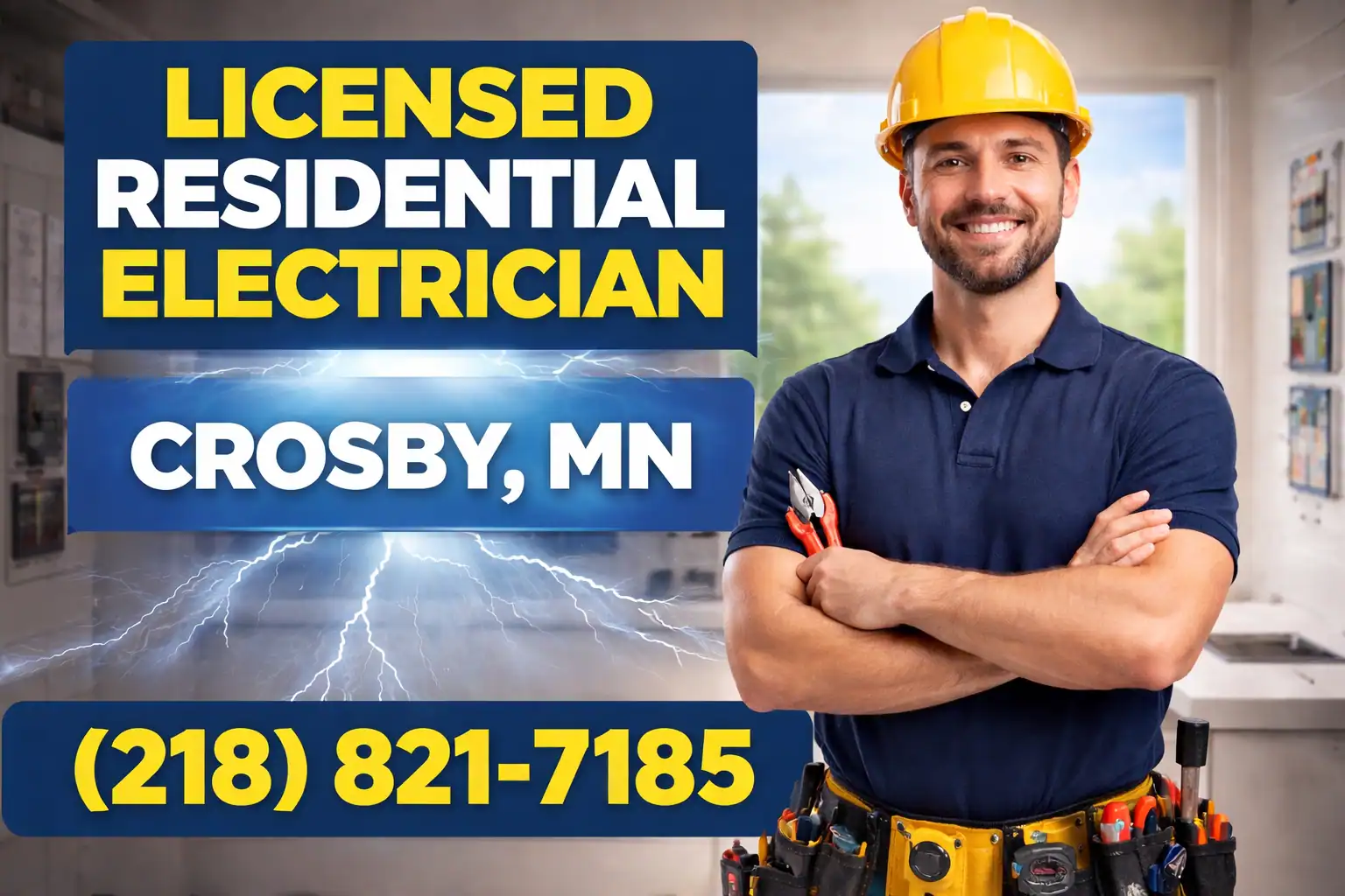 Licensed Residential Electrician for Crosby Homeowners Who Want It Done Right