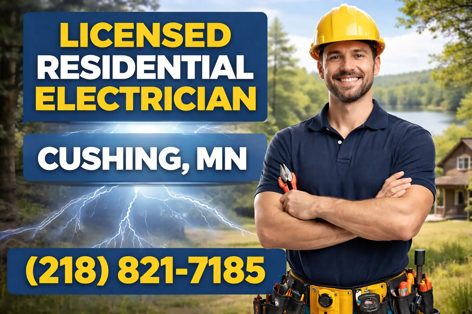 Licensed Residential Electrician in Cushing, MN—Licensed, Insured, and Ready to Help