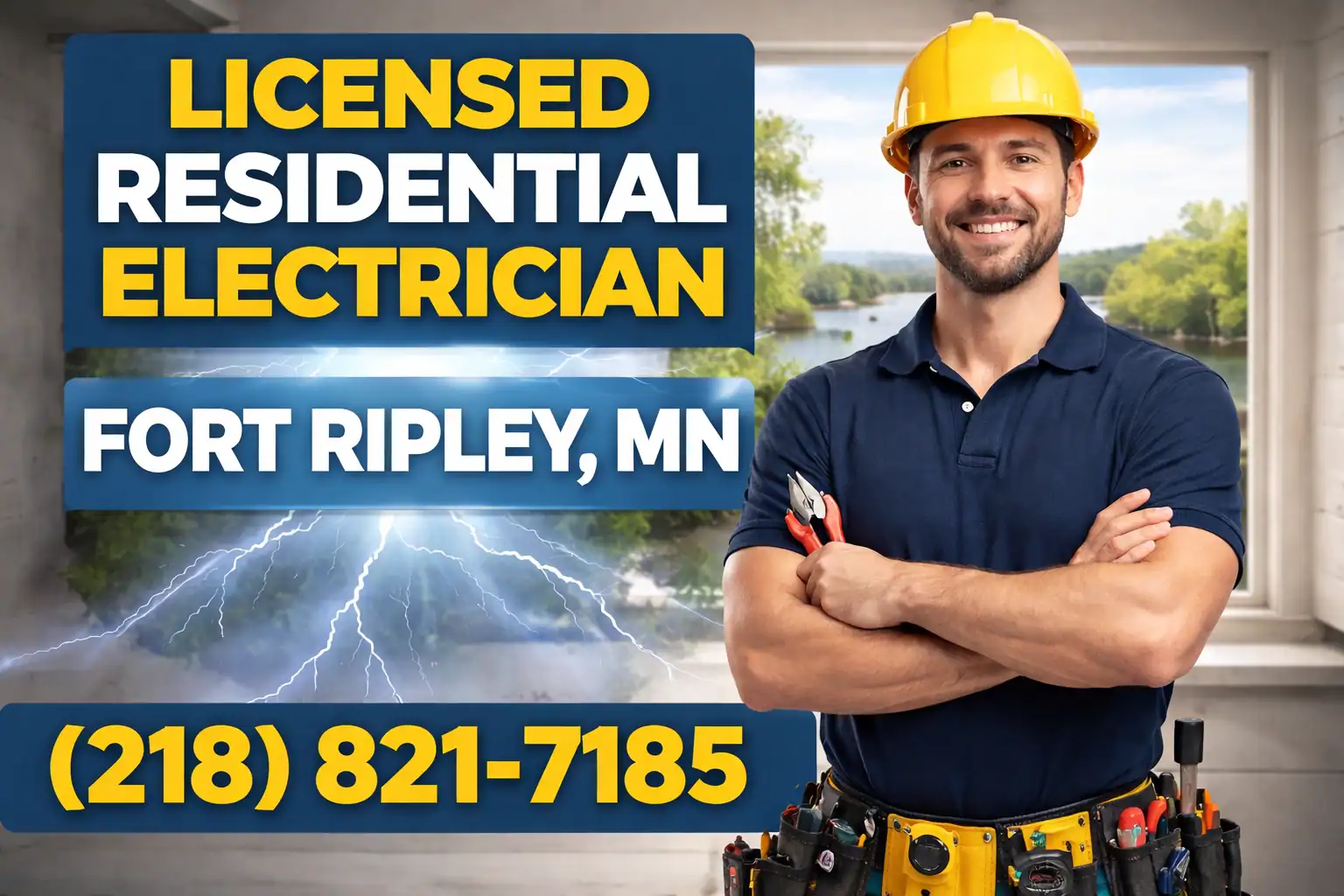Fort Ripley's Licensed Residential Electrician—Here for You 24/7