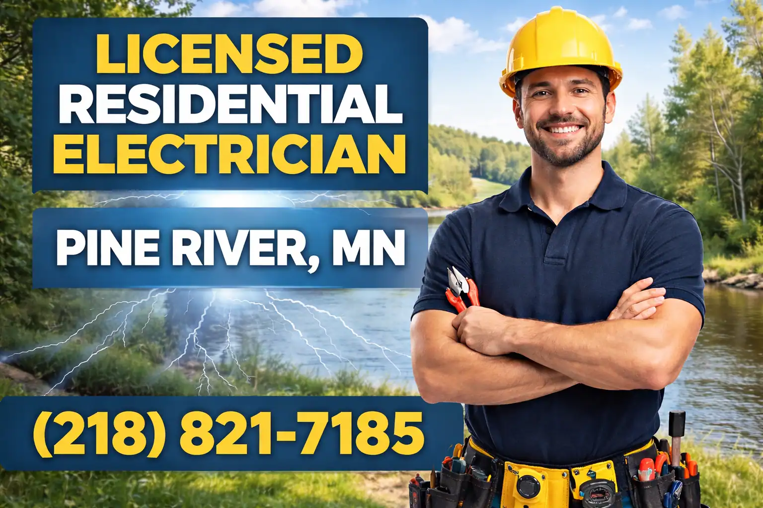 Safety-First Licensed Residential Electrician in Pine River