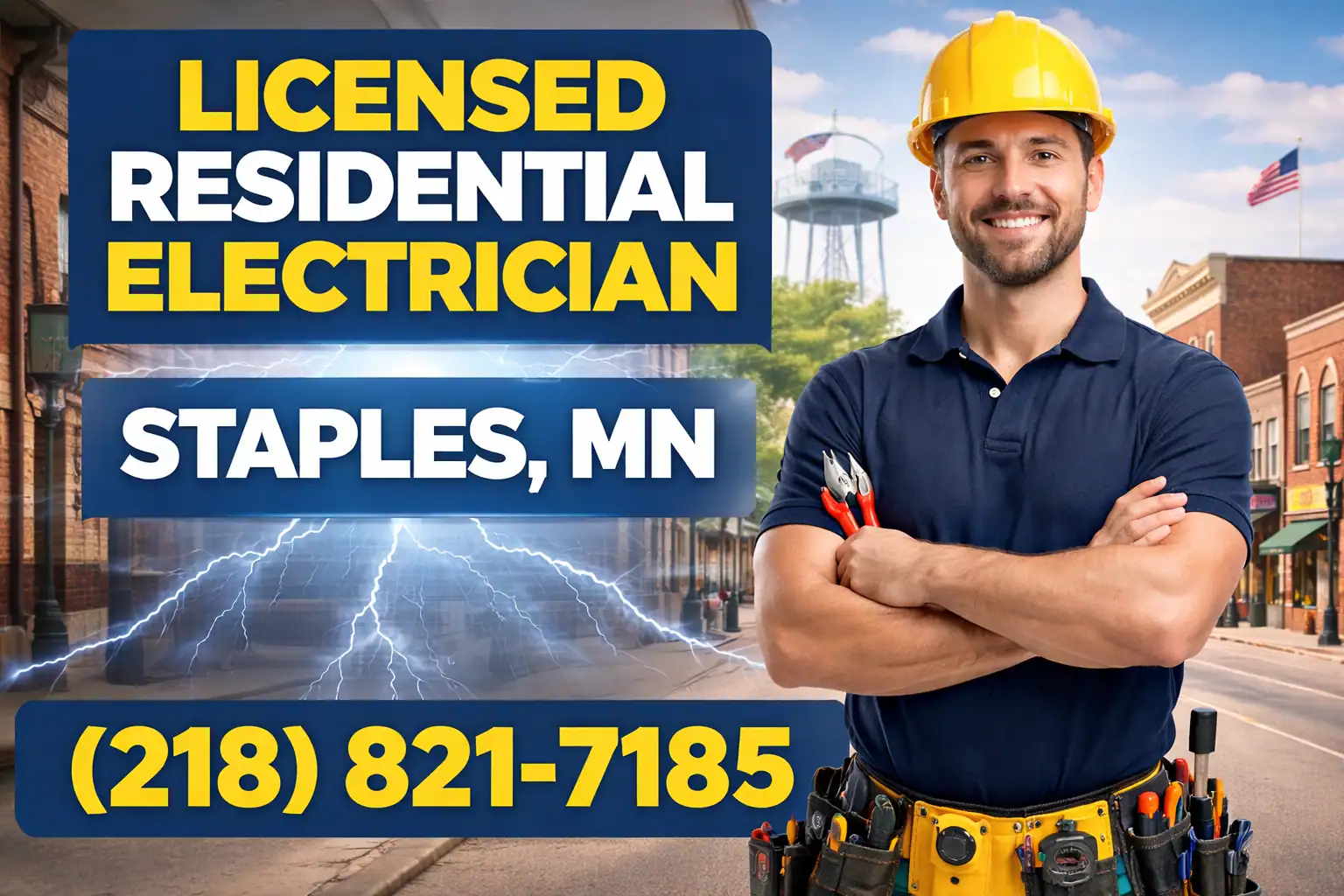 Your Licensed Residential Electrician in Staples