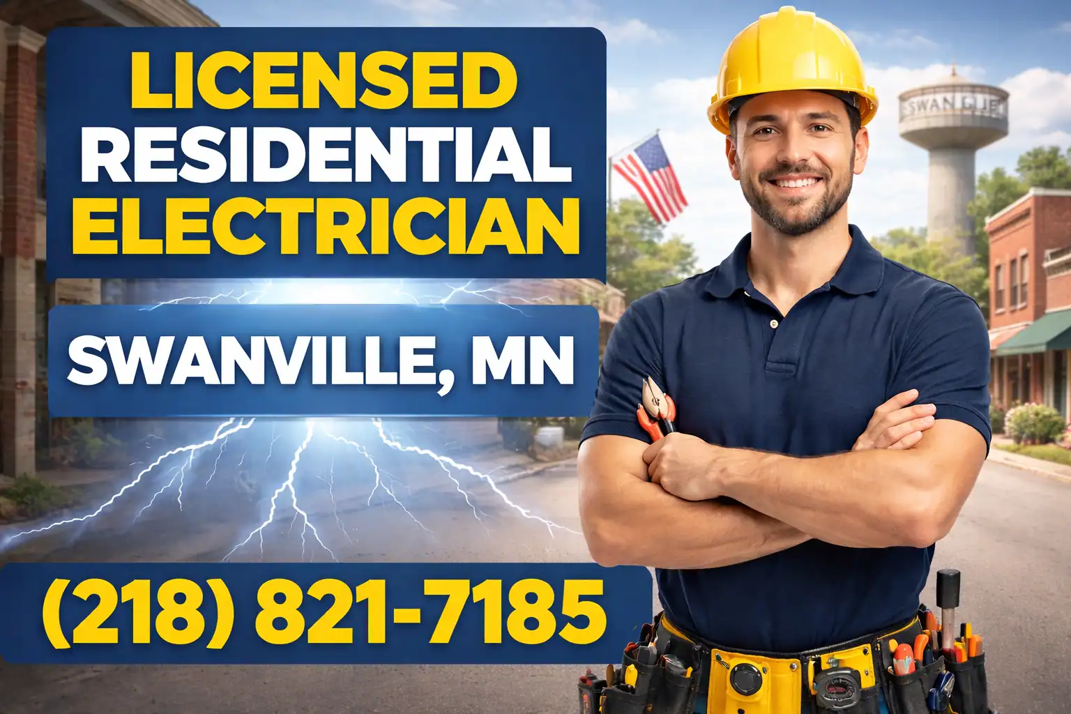 Licensed Residential Electrician in Swanville, Available 24 Hours a Day